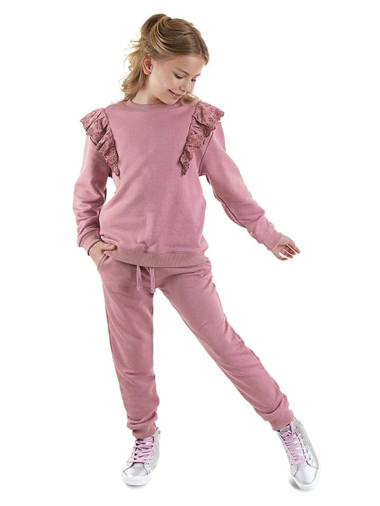 Zdjęcie produktu Denokids 2-częściowy zestaw w kolorze jasnoróżowym rozmiar: 140