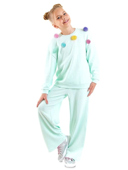 Zdjęcie produktu Denokids 2-częściowy zestaw w kolorze turkusowym rozmiar: 122