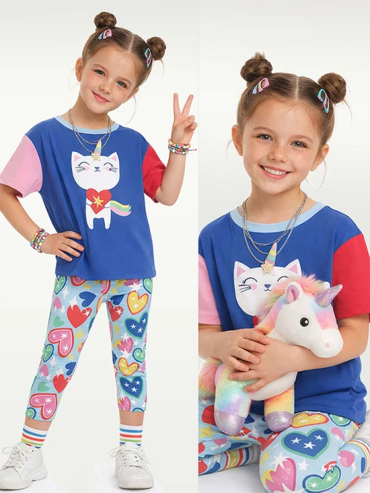 Zdjęcie produktu Denokids 2-częściowy zestaw ze wzorem rozmiar: 122