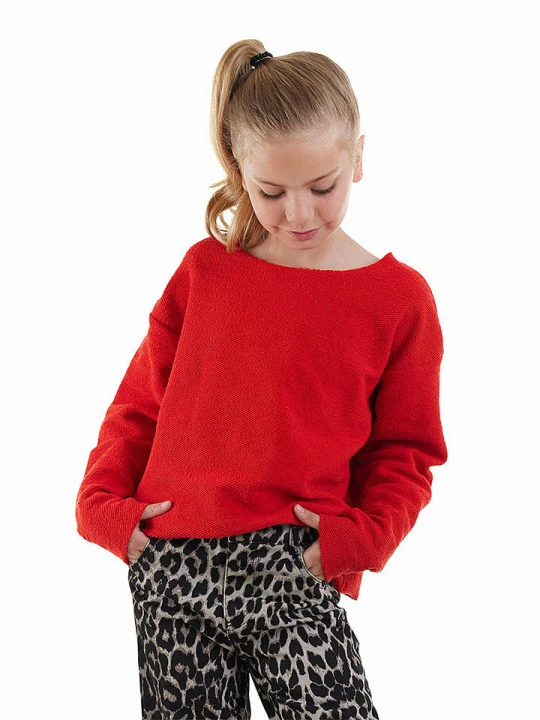 Zdjęcie produktu Denokids Bluza w kolorze czerwonym rozmiar: 110