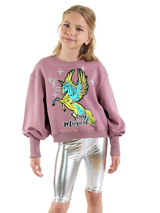Zdjęcie produktu Denokids Bluza w kolorze jasnoróżowym rozmiar: 110