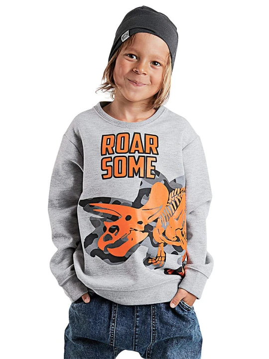 Zdjęcie produktu Denokids Bluza w kolorze szarym rozmiar: 128