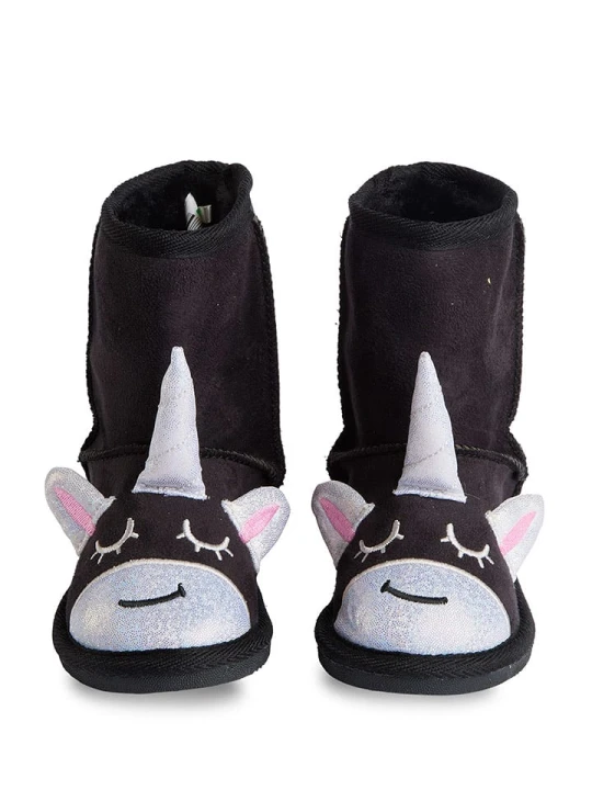 Zdjęcie produktu Denokids Botki "Unicorn" w kolorze czarnym rozmiar: 32