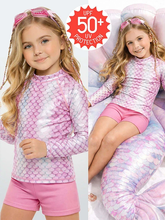 Zdjęcie produktu Denokids Koszulka funkcyjna w kolorze fioletowym rozmiar: 104