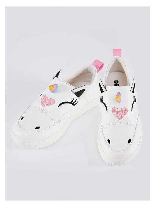 Zdjęcie produktu Denokids Slippersy w kolorze białym rozmiar: 31