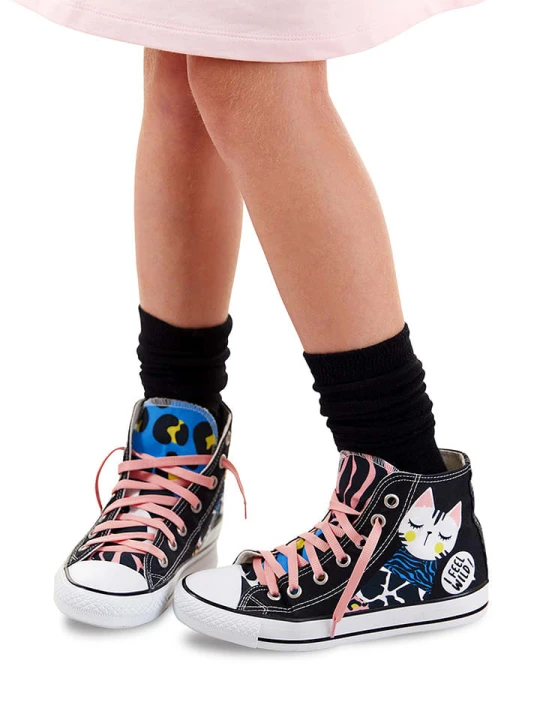 Zdjęcie produktu Denokids Sneakersy "Forest Cat" w kolorze czarnym rozmiar: 29