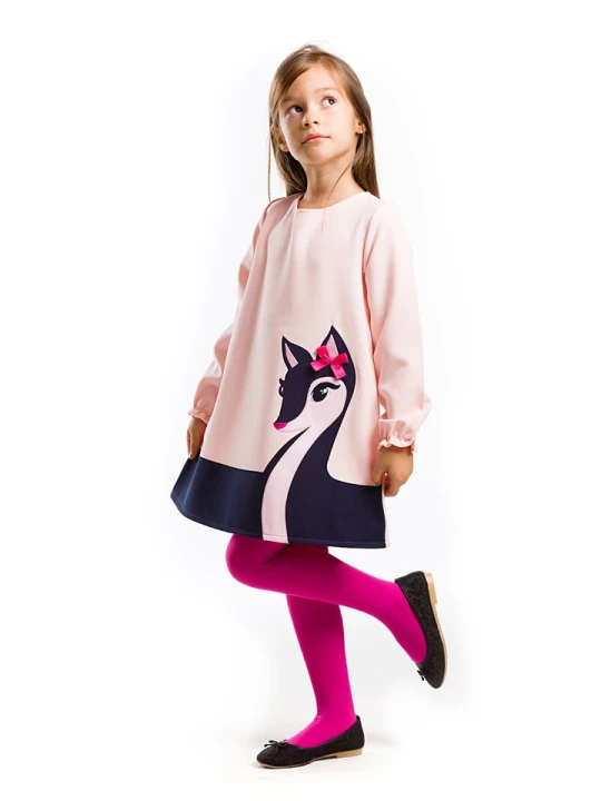 Zdjęcie produktu Denokids Sukienka "Gazelle" w kolorze jasnoróżowym rozmiar: 116