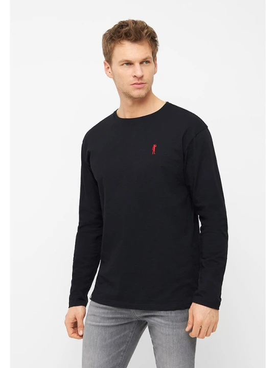 Zdjęcie produktu Derbe Koszulka w kolorze czarnym rozmiar: 3XL
