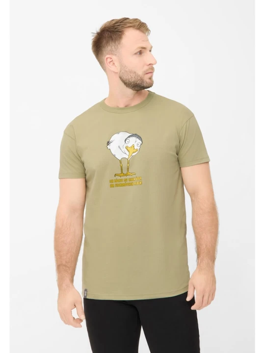 Zdjęcie produktu Derbe Koszulka w kolorze khaki rozmiar: L