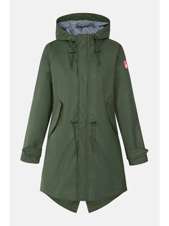 Zdjęcie produktu Derbe Parka funkcyjna w kolorze zielonym rozmiar: 44