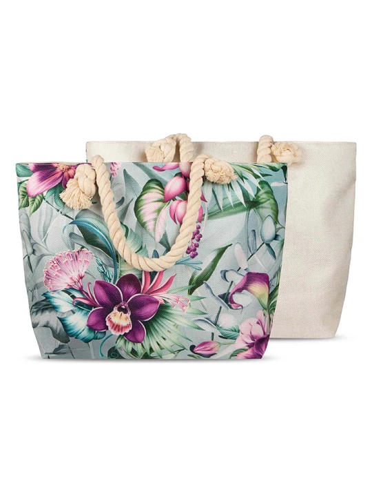Zdjęcie produktu Descanso Torba plażowa "Descanso Allison" ze wzorem - 60 x 43 cm rozmiar: 43x60 cm