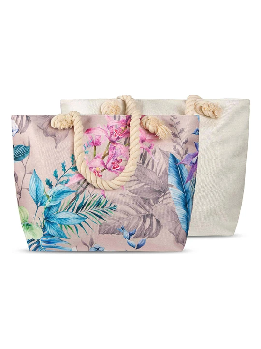 Zdjęcie produktu Descanso Torba plażowa "Descanso Mae" ze wzorem - 60 x 43 cm rozmiar: 43x60 cm