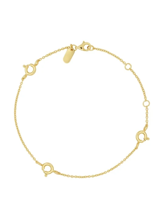 Zdjęcie produktu Design Letters bransoletka ze srebra pokrytego złotem
