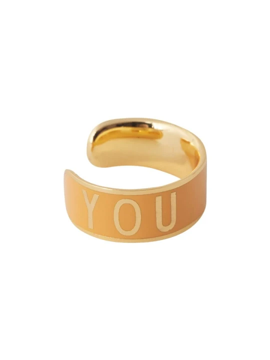 Zdjęcie produktu Design Letters Pierścionek ''You Rock'' rozmiar: onesize pomarańczowy