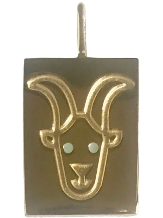 Zdjęcie produktu Design Letters Pozłacana zawieszka "Aries" - wys. 2 cm rozmiar: onesize złoty