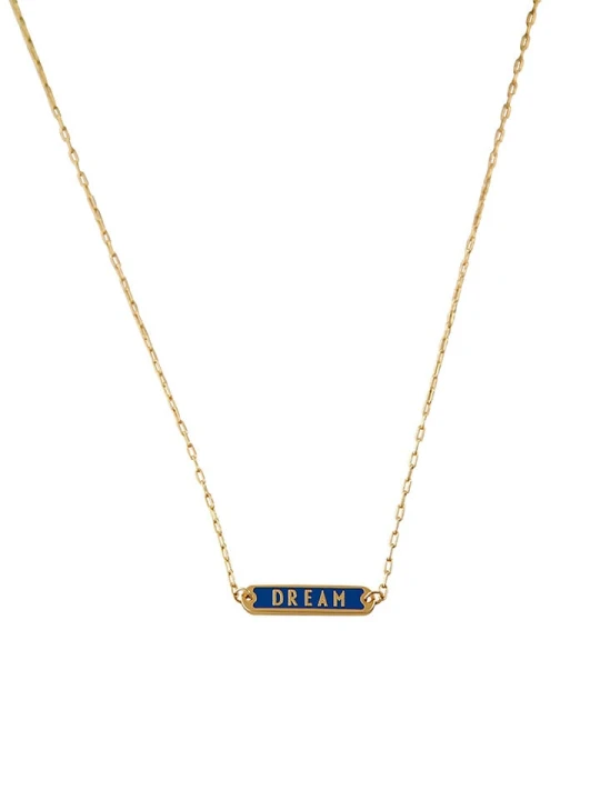 Zdjęcie produktu Design Letters Pozłacany naszyjnik "Dream" - dł. 45 cm rozmiar: onesize