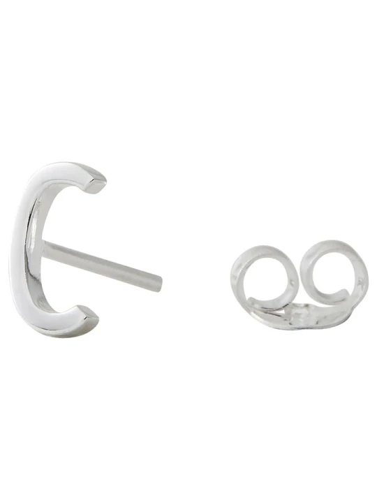 Zdjęcie produktu Design Letters Srebrne kolczyki-wkrętki "Archetypes" rozmiar: onesize
