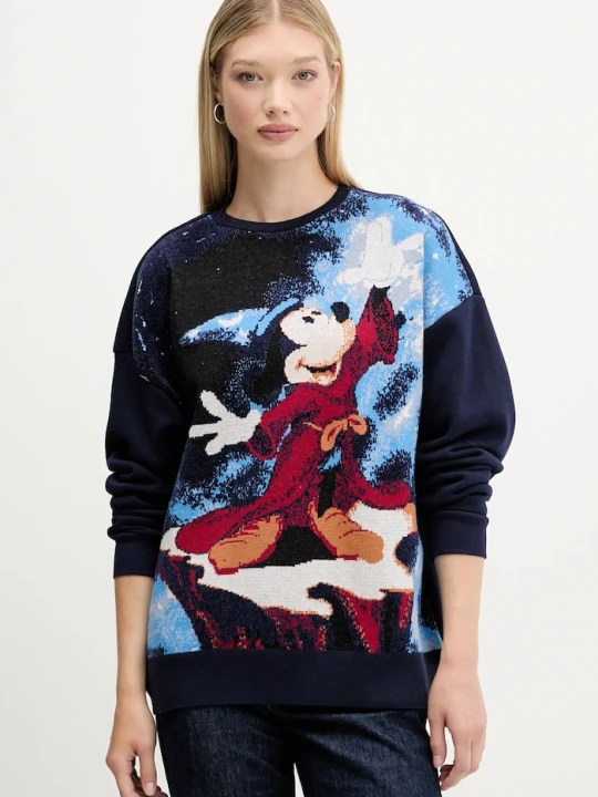 Zdjęcie produktu Desigual bluza FANTASY MICKEY granatowy