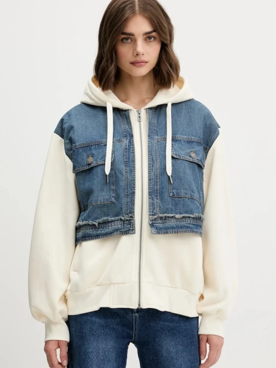 Zdjęcie produktu Desigual bluza TRUCKER beżowy