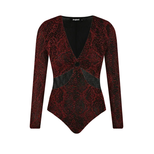 Zdjęcie produktu Desigual Body | Slim Fit bordowy