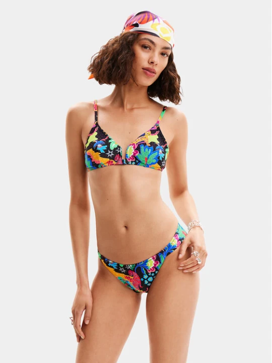 Zdjęcie produktu Desigual Dół od bikini Jungle 24SWMK11 Kolorowy