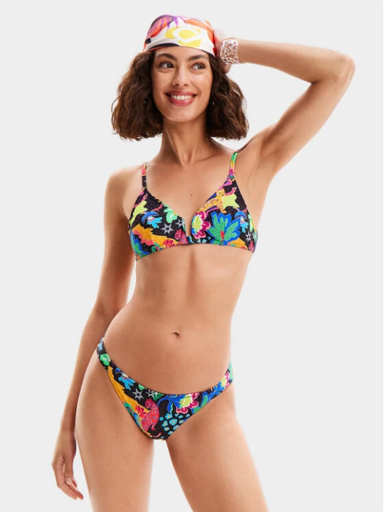 Zdjęcie produktu Desigual Góra od bikini Jungle 24SWMK10 Kolorowy
