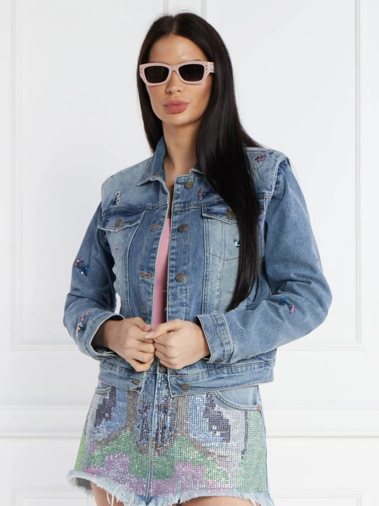 Zdjęcie produktu Desigual Jeansowa kurtka CHAQ_FIONA | Regular Fit niebieski