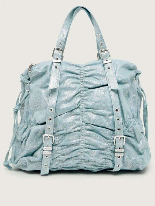 Zdjęcie produktu Desigual Jeansowy plecak / torebka GATHERED MINI niebieski