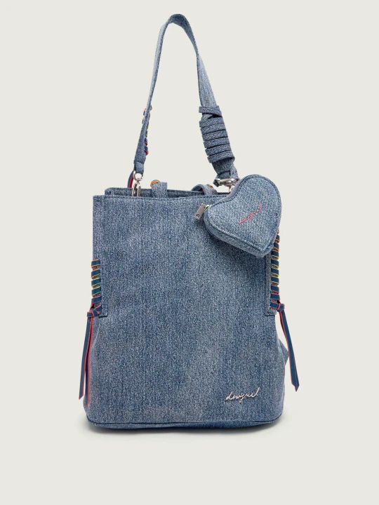 Zdjęcie produktu Desigual Jeansowy plecak / torebka TORIO MINI niebieski