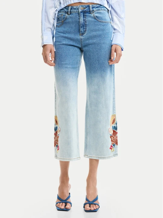Zdjęcie produktu Desigual Jeansy Coco 26SWDD20 Niebieski Straight Fit