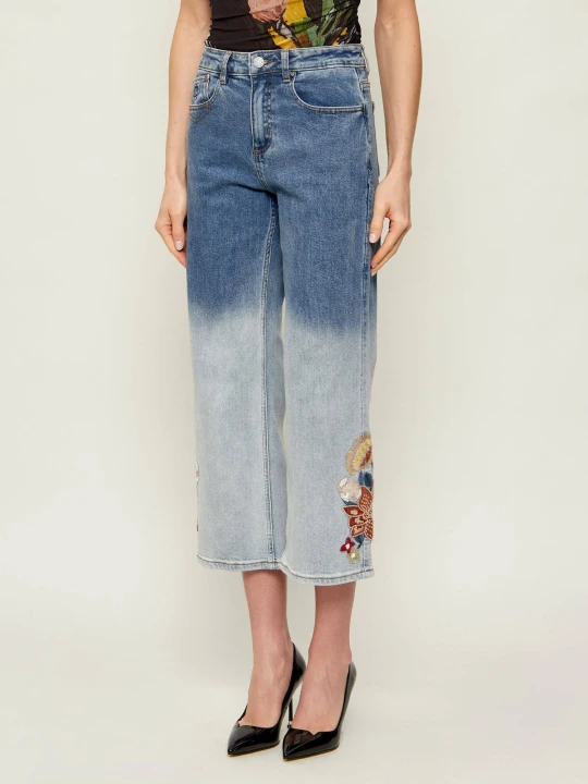 Zdjęcie produktu Desigual Jeansy COCO | flare fit niebieski