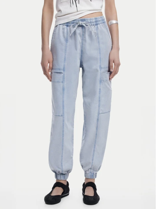 Zdjęcie produktu Desigual Jeansy Georgia 25SWDD42 Niebieski Loose Fit