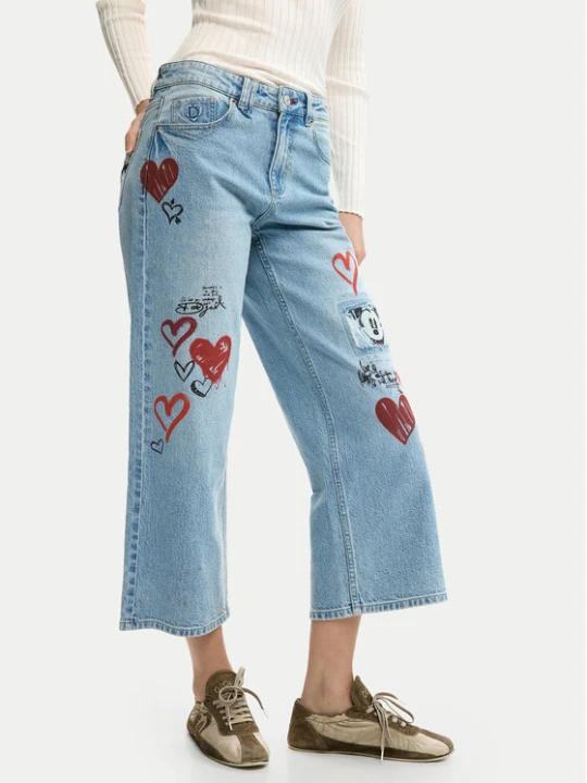 Zdjęcie produktu Desigual Jeansy Herry 26SWDD16 Niebieski Straight Fit
