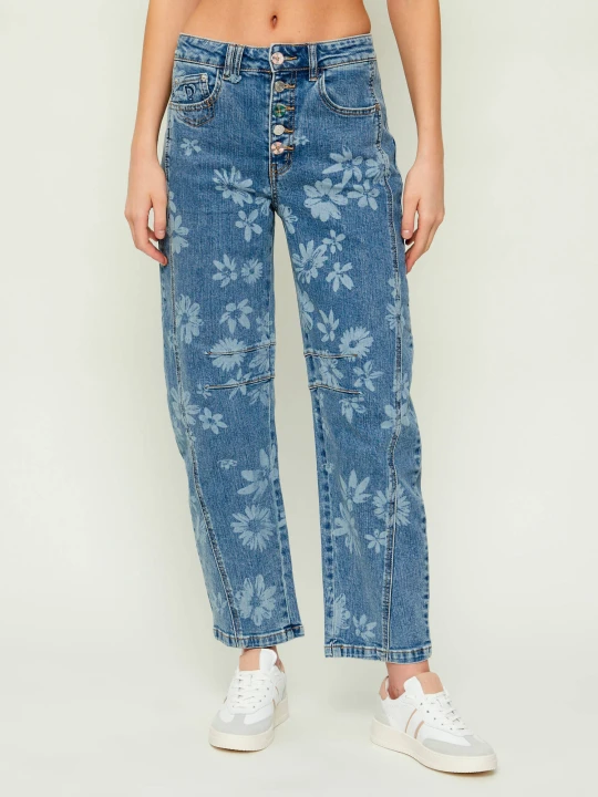 Zdjęcie produktu Desigual Jeansy MAGGI | Mom Fit niebieski