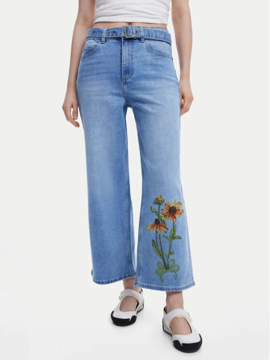 Zdjęcie produktu Desigual Jeansy Ohio 25SWDD14 Niebieski Straight Fit