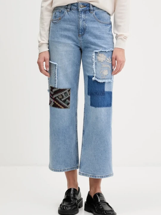 Zdjęcie produktu Desigual jeansy PATCHE niebieski