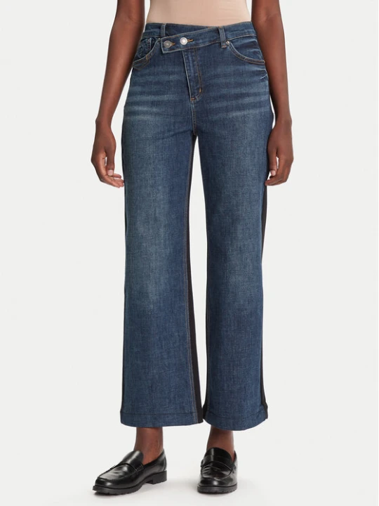 Zdjęcie produktu Desigual Jeansy Twist 25WWDD14 Granatowy Wide Leg