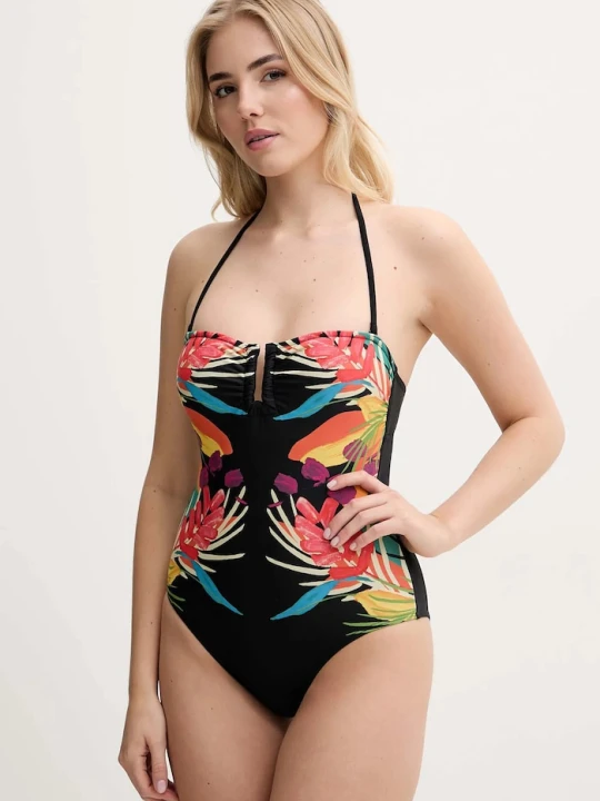 Zdjęcie produktu Desigual jednoczęściowy strój kąpielowy BAHAMAS II ONE P. czarny