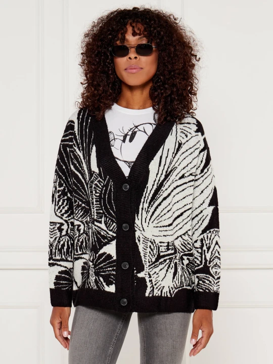 Zdjęcie produktu Desigual Kardigan Halifax | Regular Fit czarny