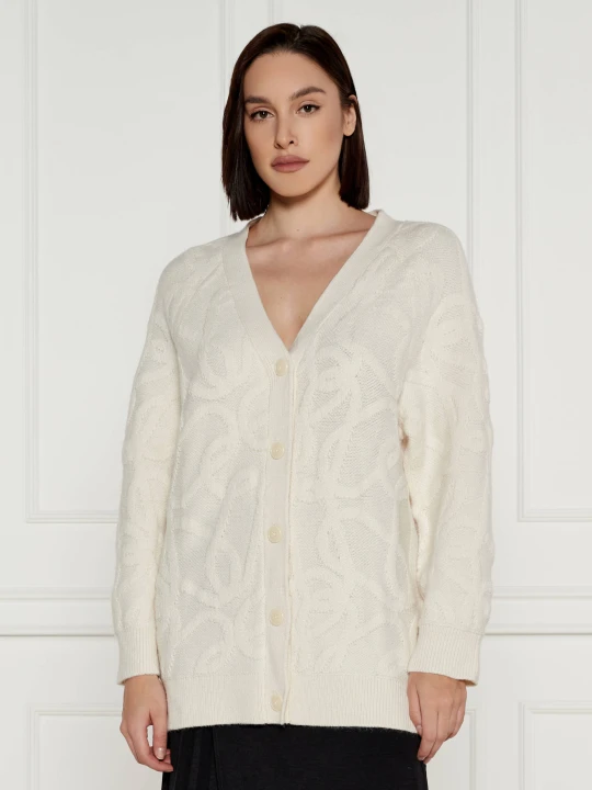 Zdjęcie produktu Desigual Kardigan Montreal | Oversize fit ecru