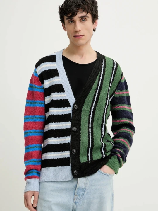 Zdjęcie produktu Desigual kardigan z domieszką wełny MIDSTRIPES
