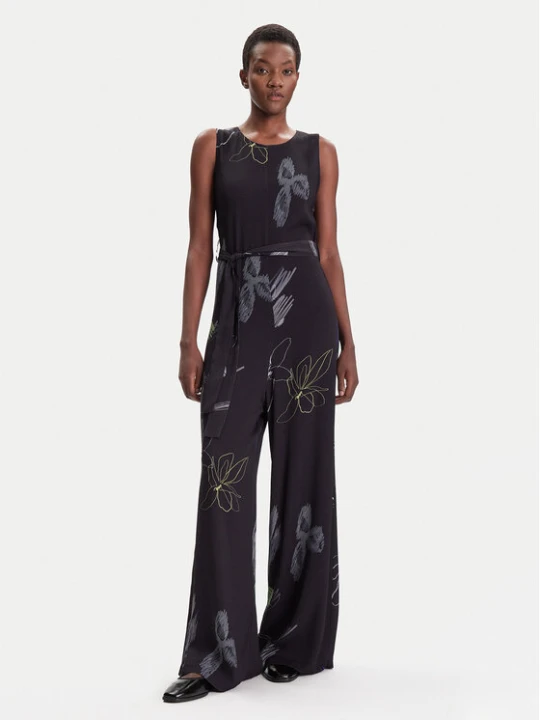 Zdjęcie produktu Desigual Kombinezon Art Floral 25WWPW04 Czarny Regular Fit
