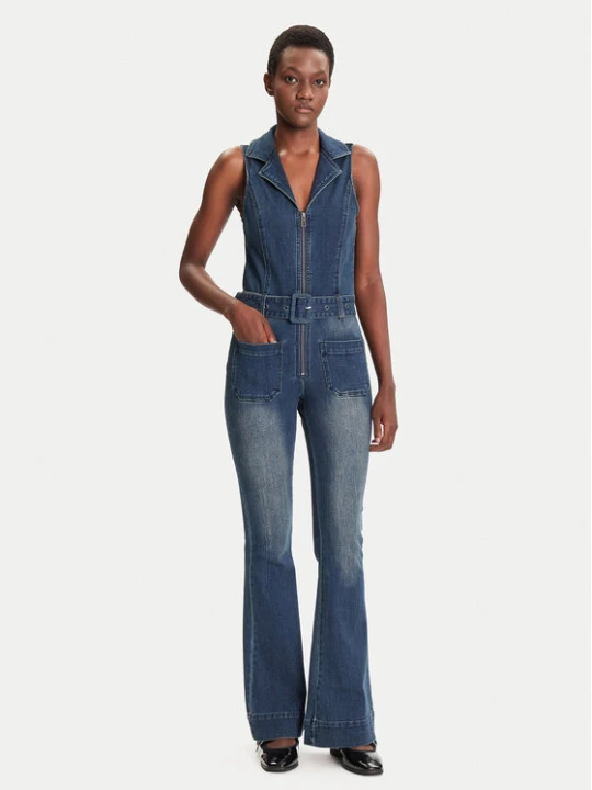 Zdjęcie produktu Desigual Kombinezon Glenn 25WWDD07 Granatowy Regular Fit