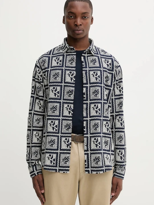 Zdjęcie produktu Desigual koszula bawełniana JACK granatowy