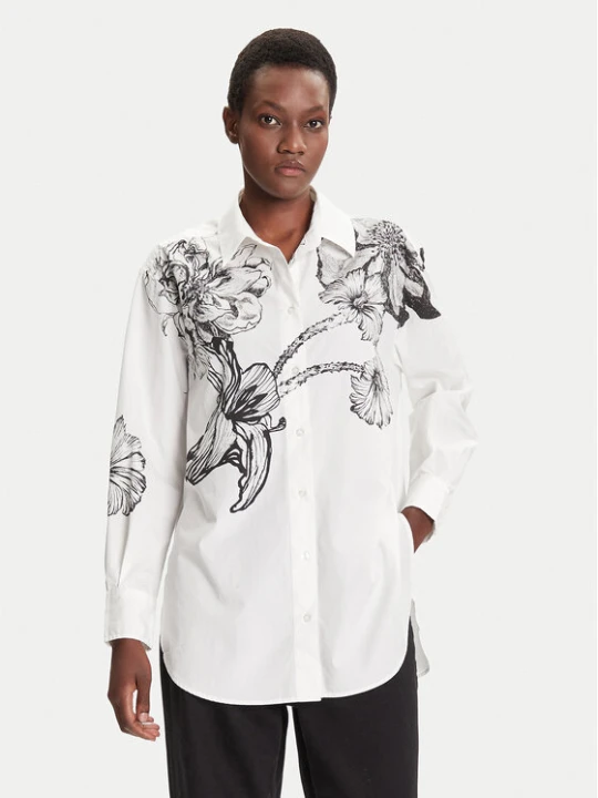 Zdjęcie produktu Desigual Koszula Byn Lacroix 25WWCW07 Biały Loose Fit