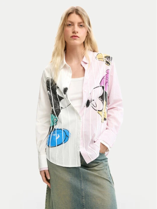 Zdjęcie produktu Desigual Koszula Lovit Disney 26SWCW19 Kolorowy Regular Fit