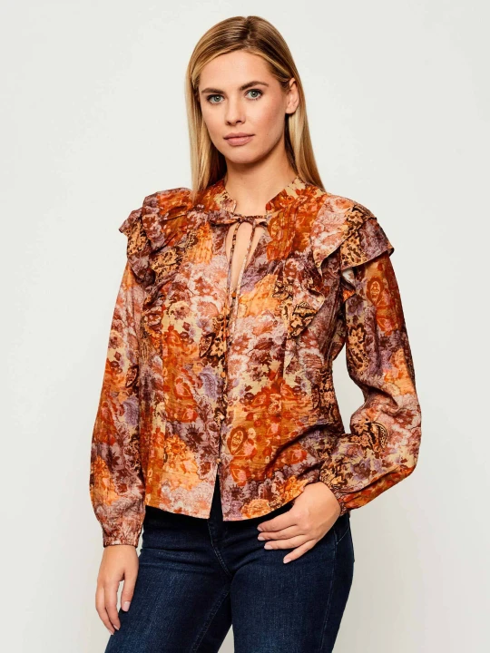 Zdjęcie produktu Desigual Koszula Paisley | Loose fit pomarańczowy