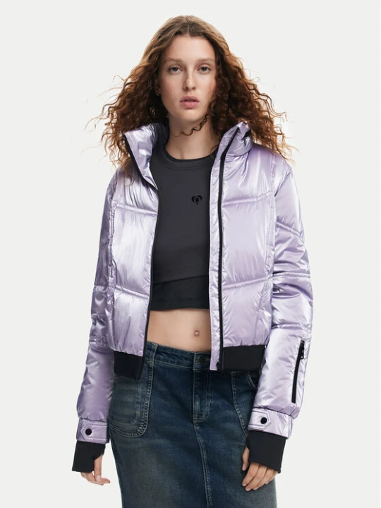 Zdjęcie produktu Desigual Kurtka bomber Omsk 24WWEWBY Fioletowy Regular Fit