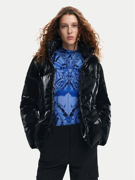 Zdjęcie produktu Desigual Kurtka zimowa Flam 24WWEWBP Czarny Regular Fit