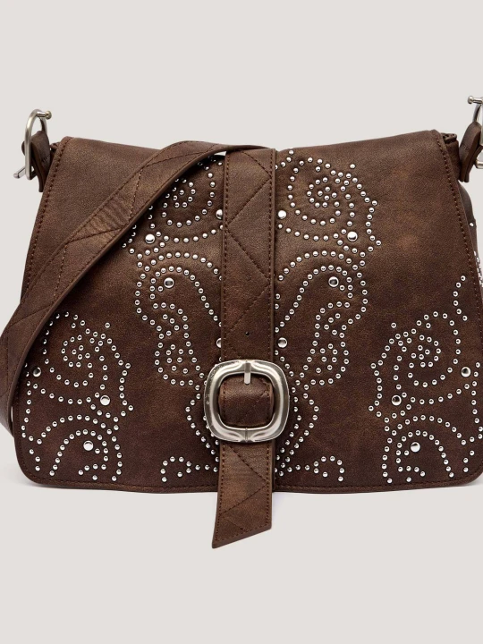 Zdjęcie produktu Desigual Listonoszka POKER FACE POSADAS MINI 2.0 brązowy